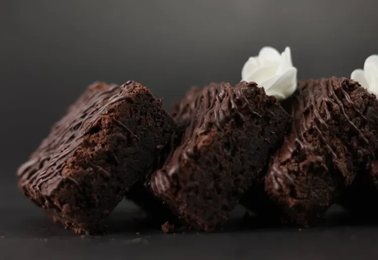 Kladdig brownie med zucchini