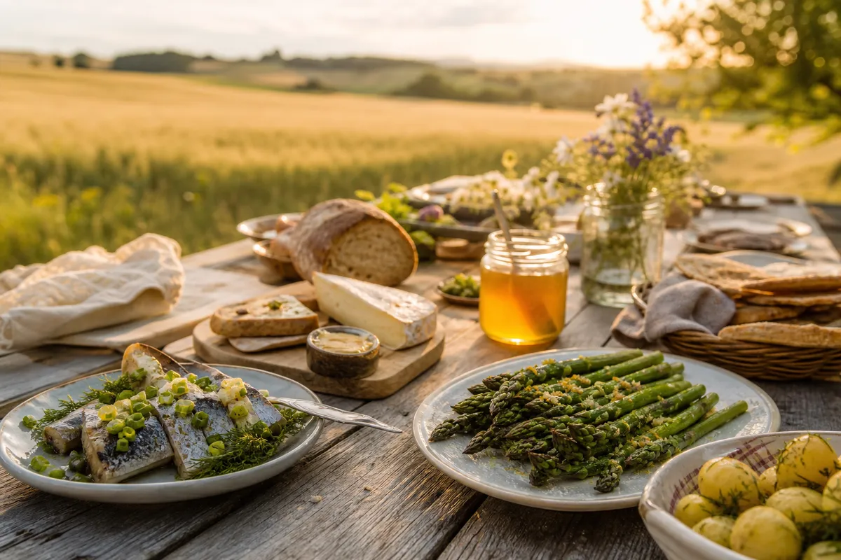 Skånska smaker från Österlen som kallas Sveriges Toscana